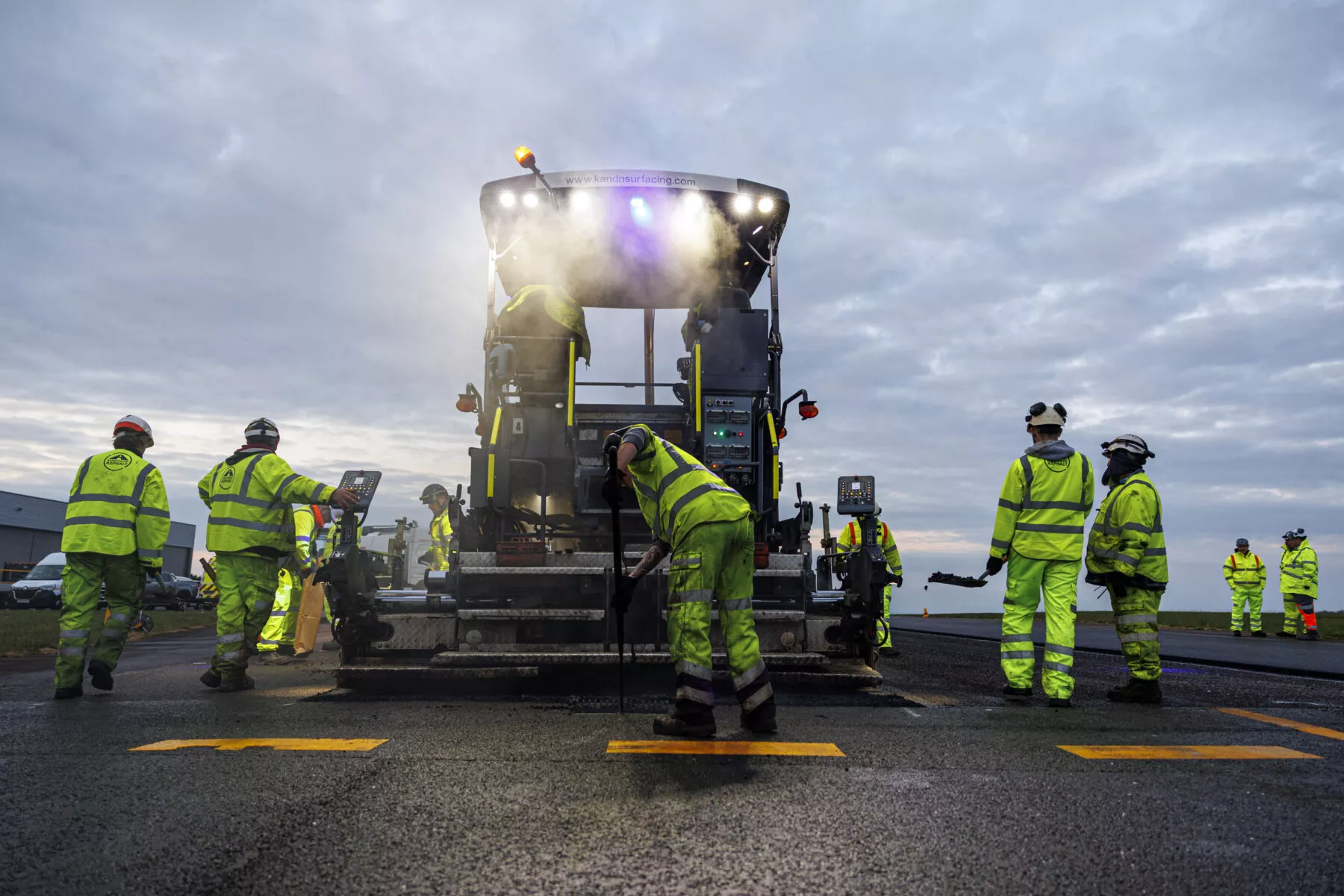 London Biggin Hill Airport leads UK-first trial of alternative taxiway material